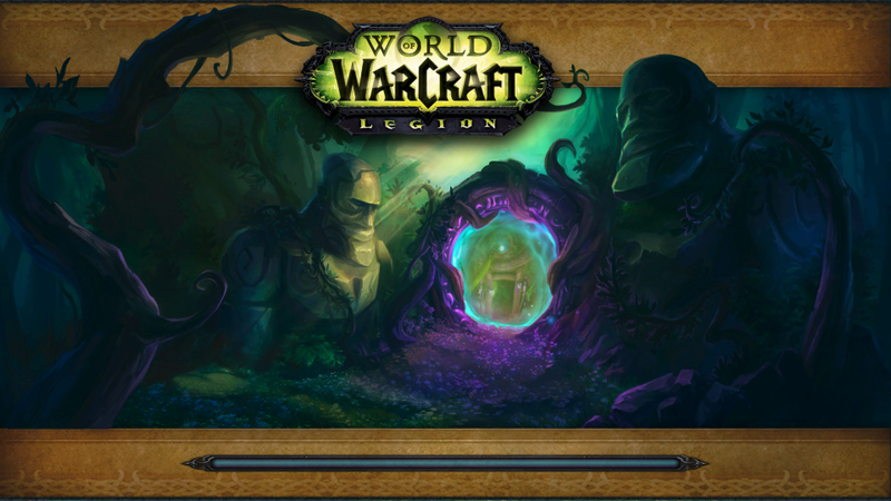 Illustration for article titled World Of Warcraft: Legion Realizes The Dream Of Widescreen Loading Graphics